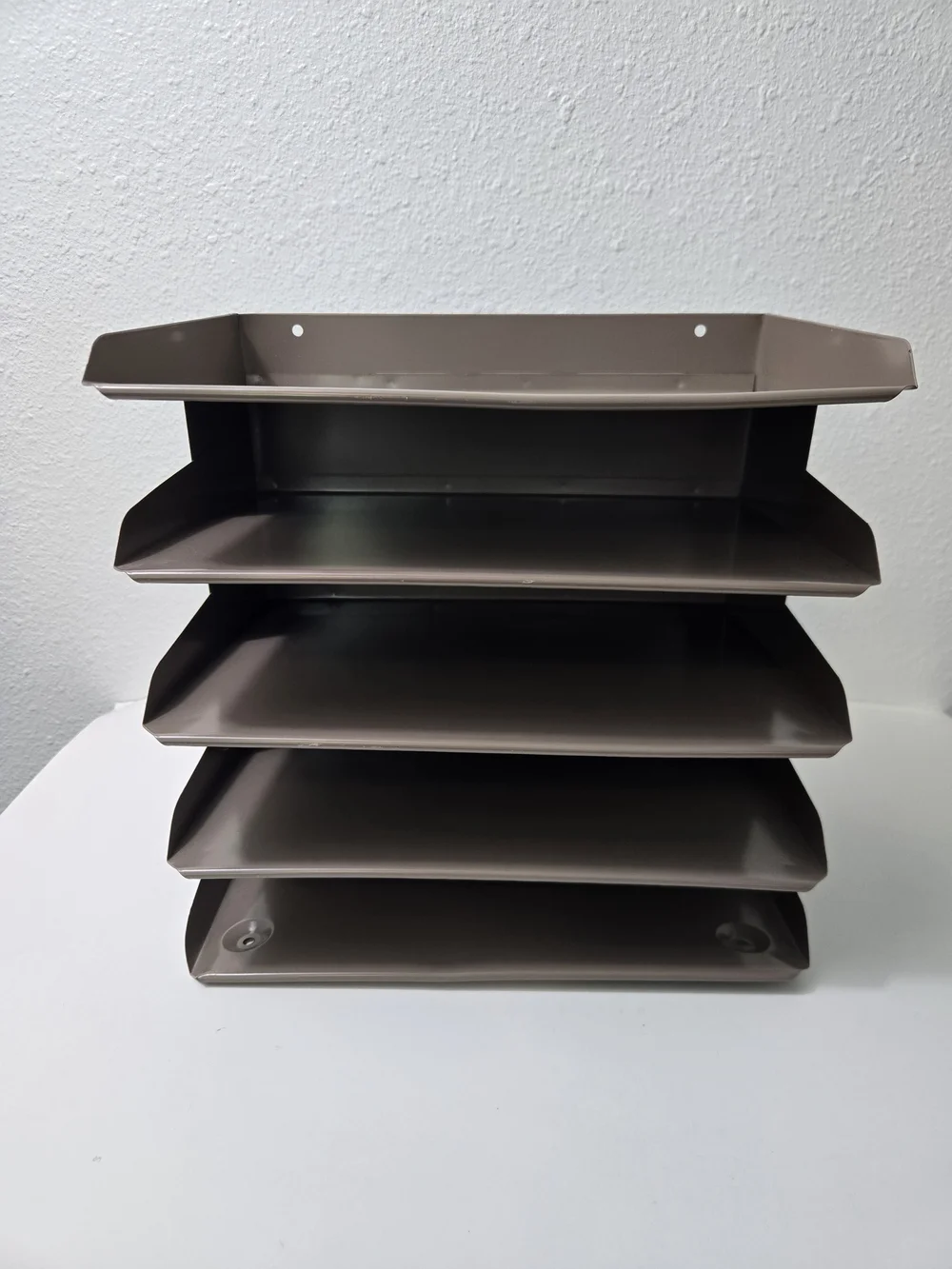 SteelMaster 5-Tier Stackable Desk Sorter in Taupe